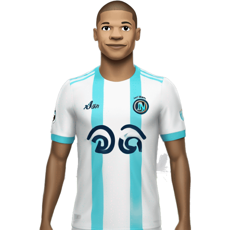 Mbappé with OM jersey  emoji