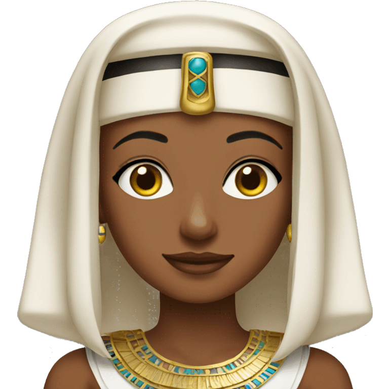 whit egyptian girl   emoji