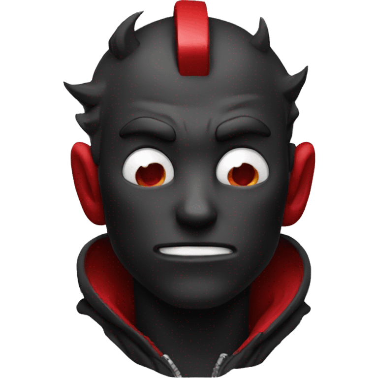 cool edgy black and red Fakémon emoji