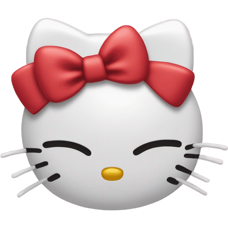 Hello-kitty hello-kitty mad red bow emoji