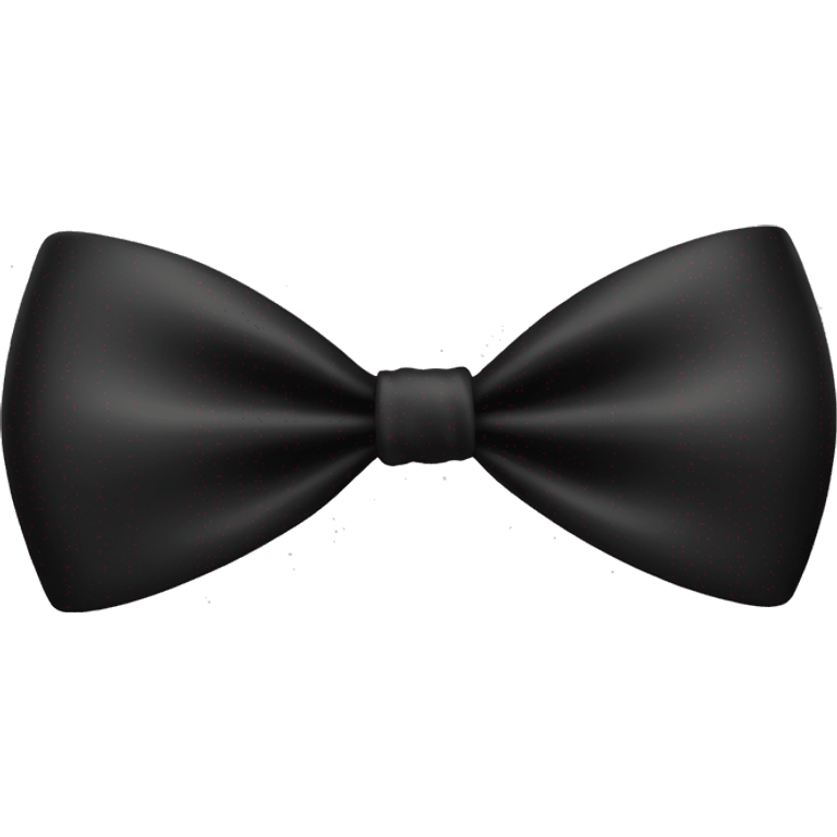 Black bow emoji