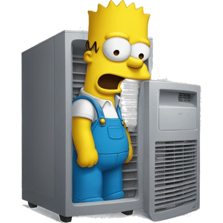 SIMPSONS aircondiotion emoji