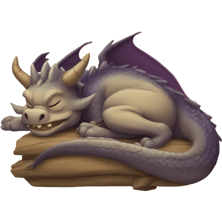 Dragon sleeping  emoji