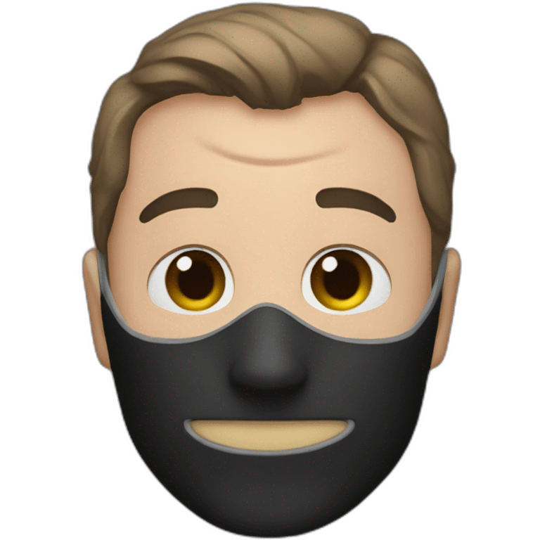 🤵🏻 emoji withe batman mask emoji