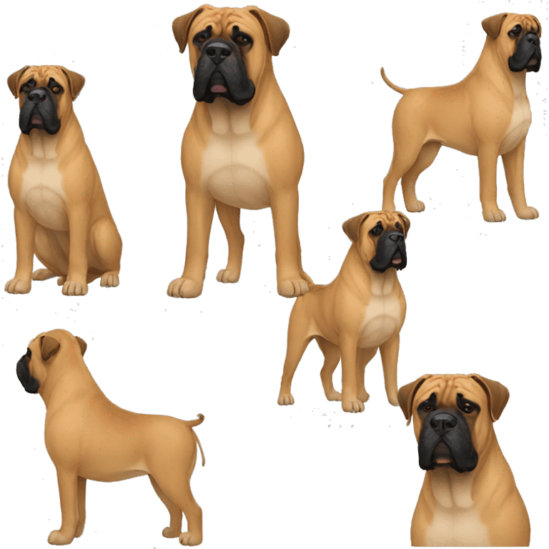 Bullmastiff Dog Breed Full Body emoji