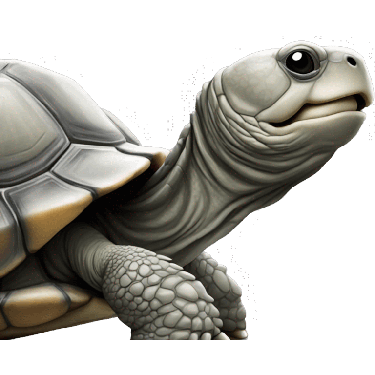 happy tortoise grey colour emoji