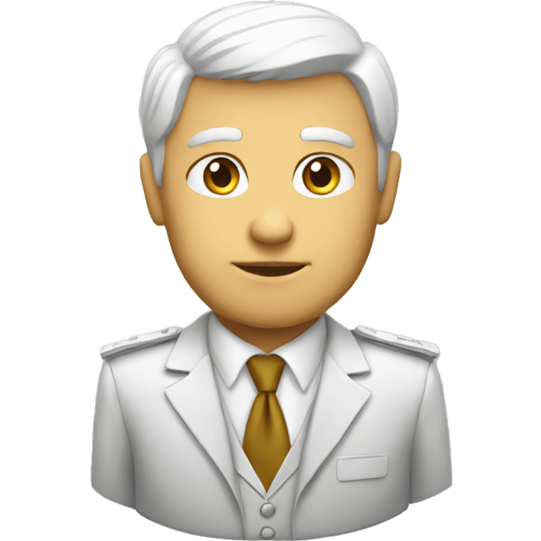 leader white emoji