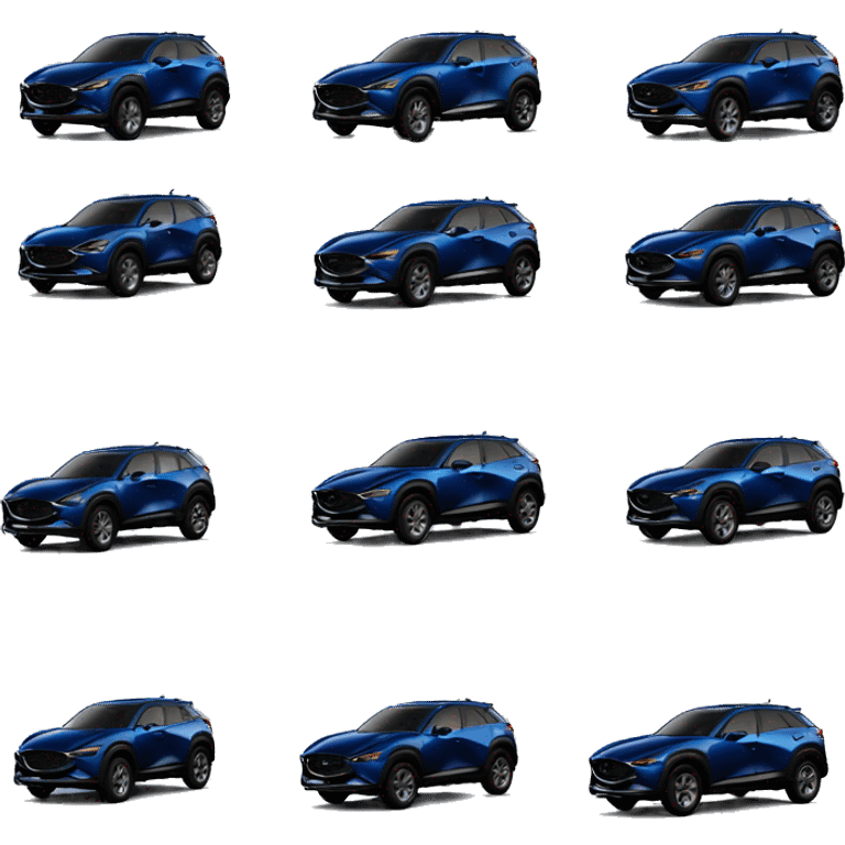 Mazda cx-30 2023 deep blue emoji