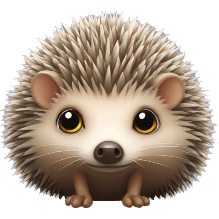 hedgehog with one eye emoji