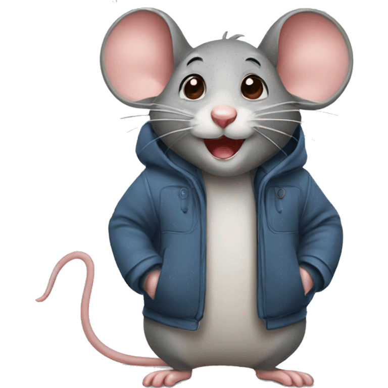 Funny mouse emoji