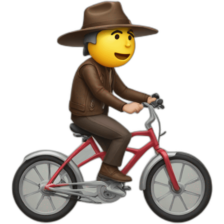 musk-wearing-hat-while-riding-bike emoji