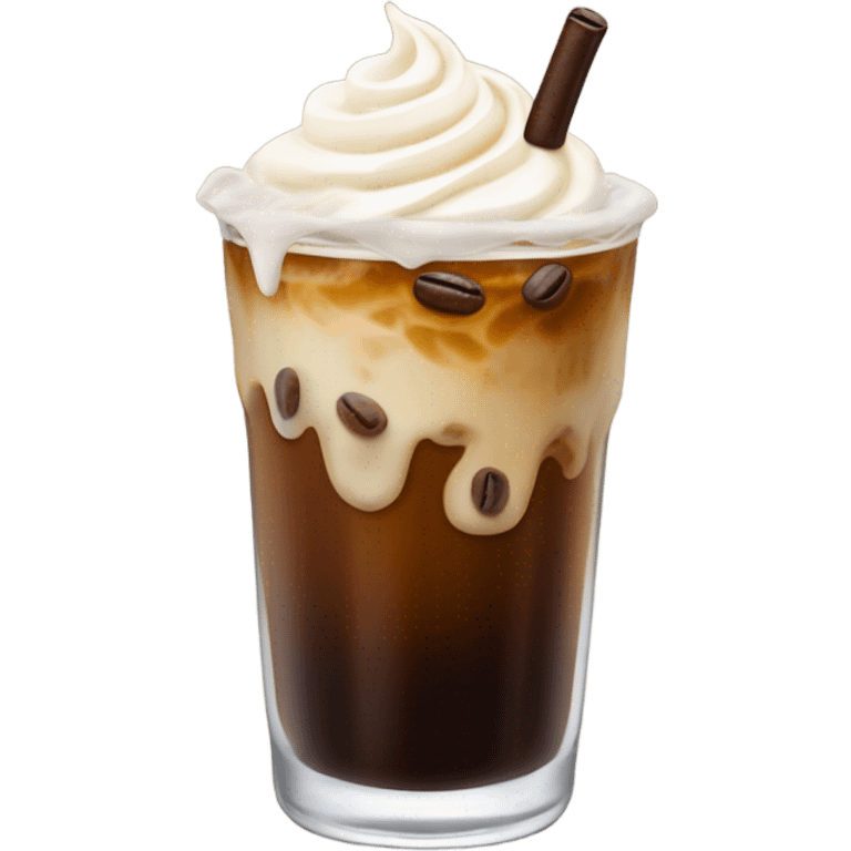 Iced coffee emoji