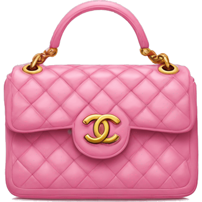 pink chanel bag emoji