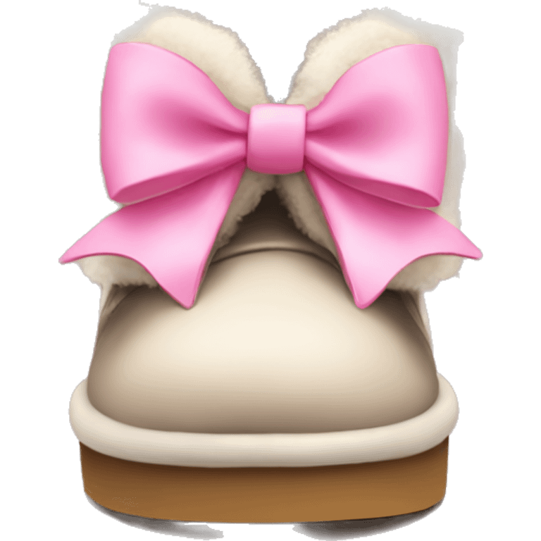 uggs with pink bow emoji