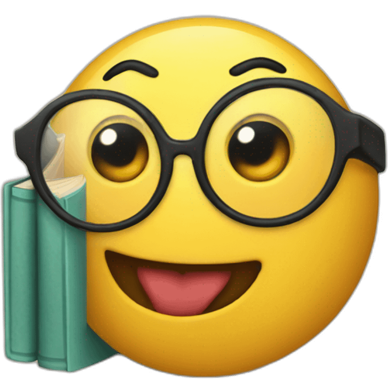 book worm emoji