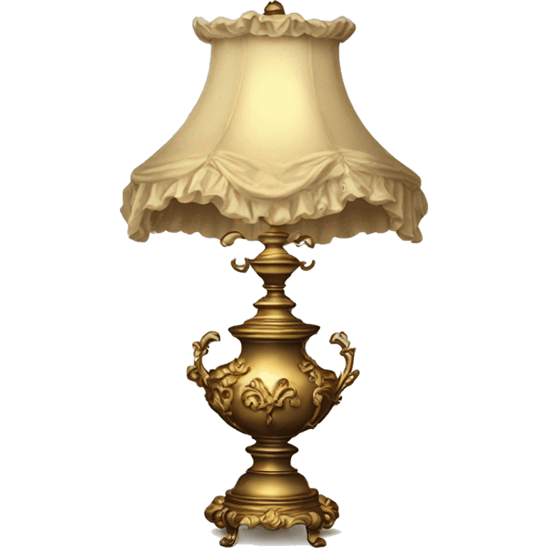 Vintage rococo lamp emoji