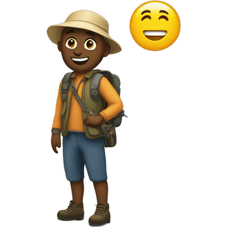 Randonnée au lac emoji