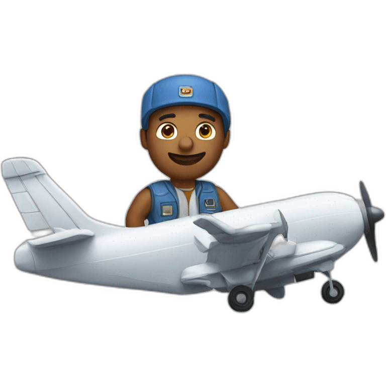 man-in-a-plane emoji