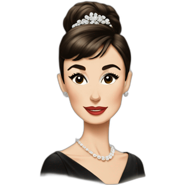 Audrey Hepburn emoji