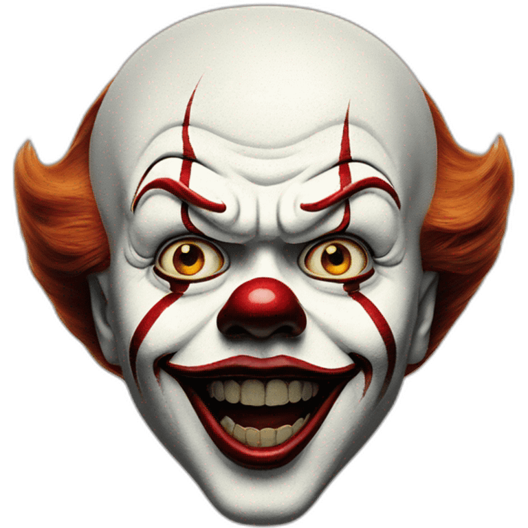 pennywise the clown face emoji