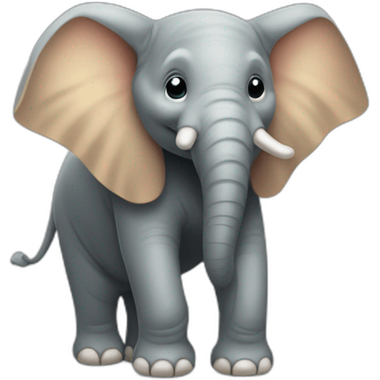 Eléphant sur souris emoji