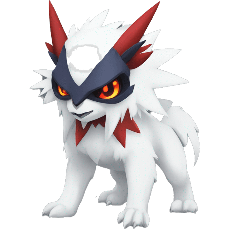 Cool Edgy Absol-Zangoose-Quilava, full body emoji