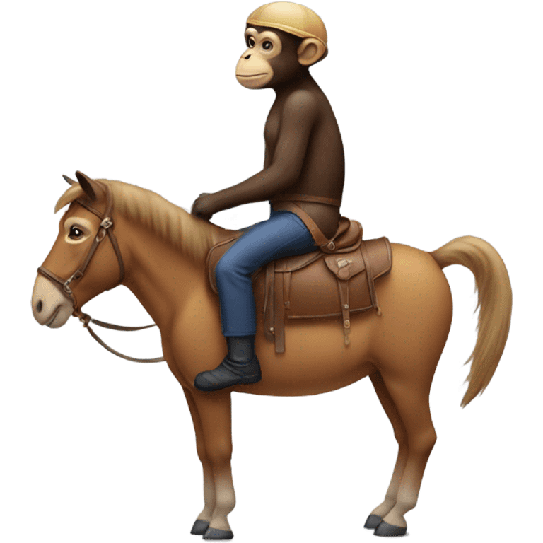 monkey on a horse  emoji