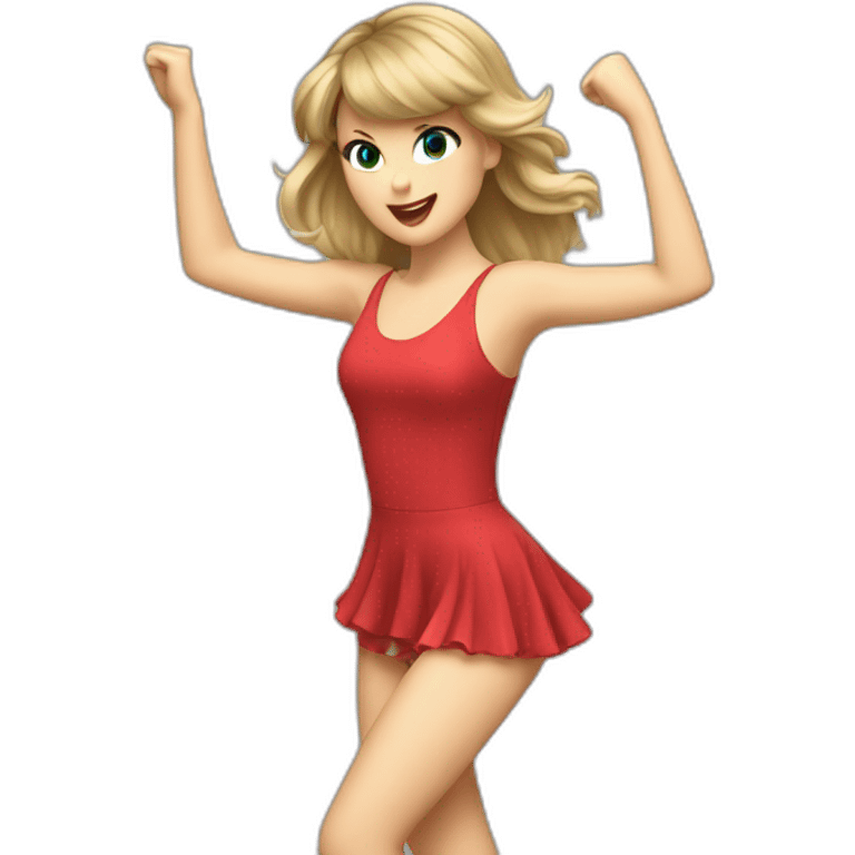 dancing taylor swift emoji