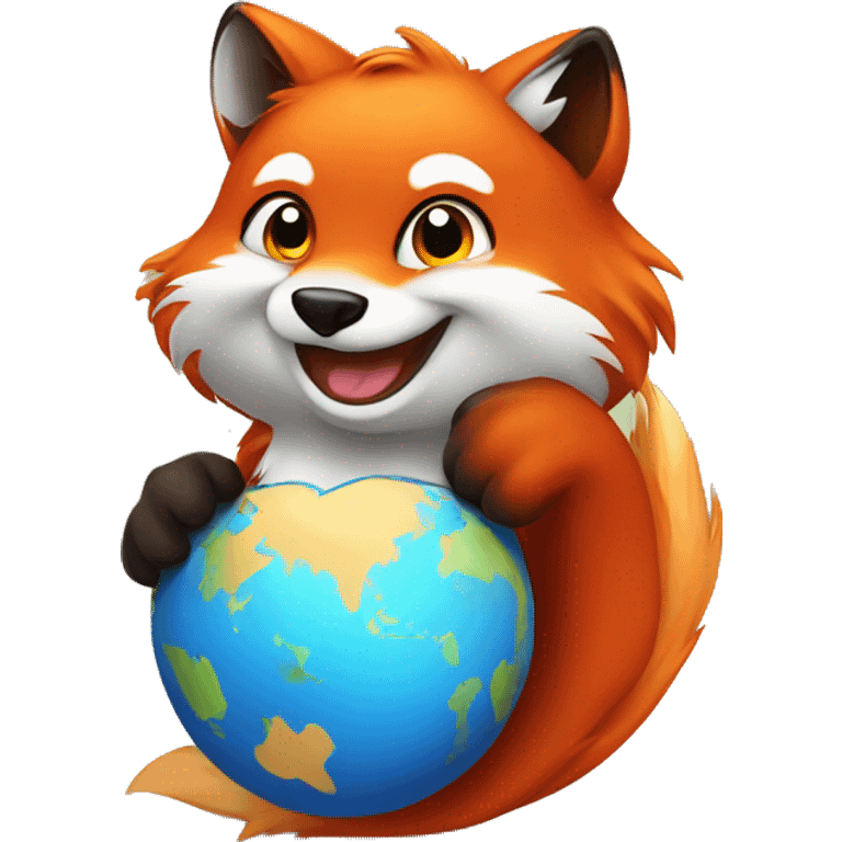 firefox in love emoji