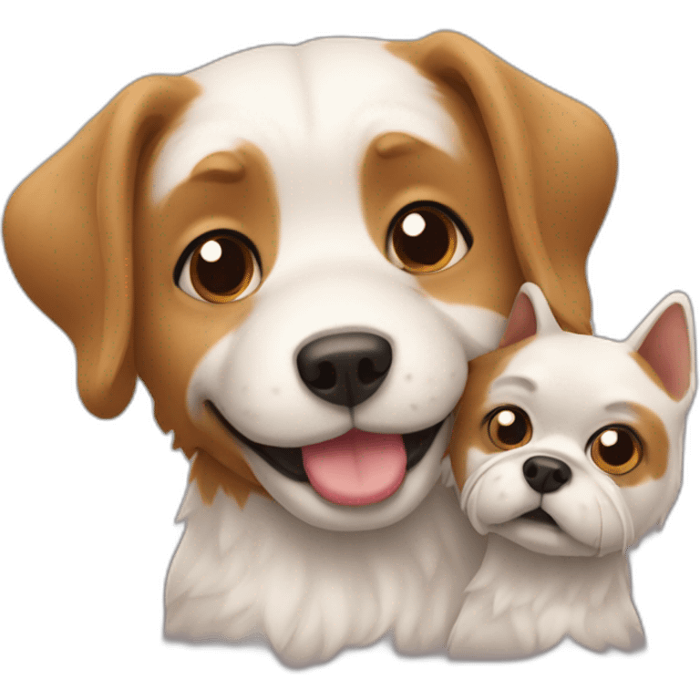 Chat et chien emoji