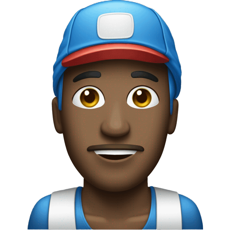 famele cleaner with blue hat emoji