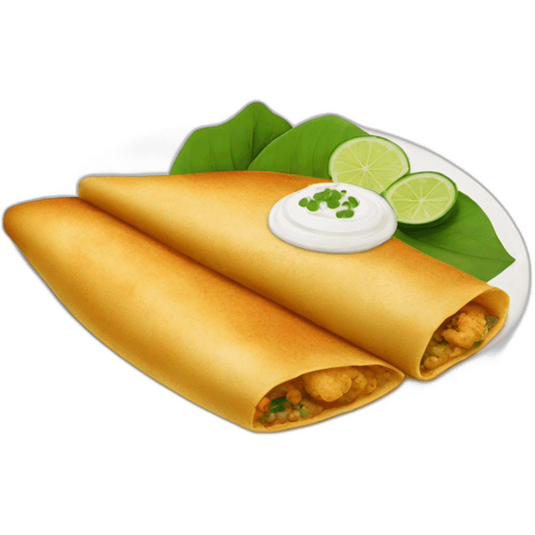 dosa south indian dish emoji