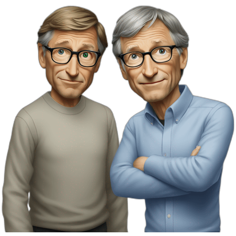 bill gates fighting steve jobs emoji