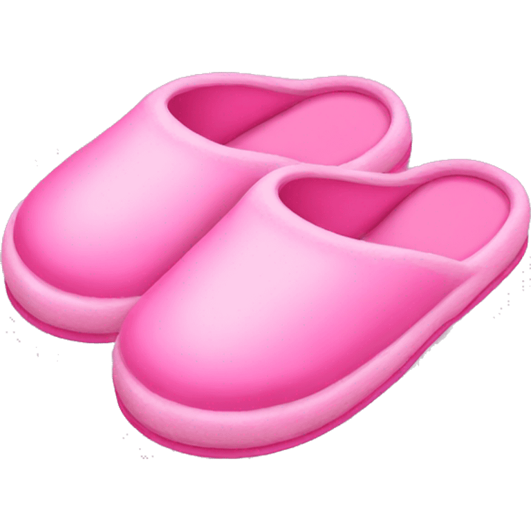 Pink slippers  emoji