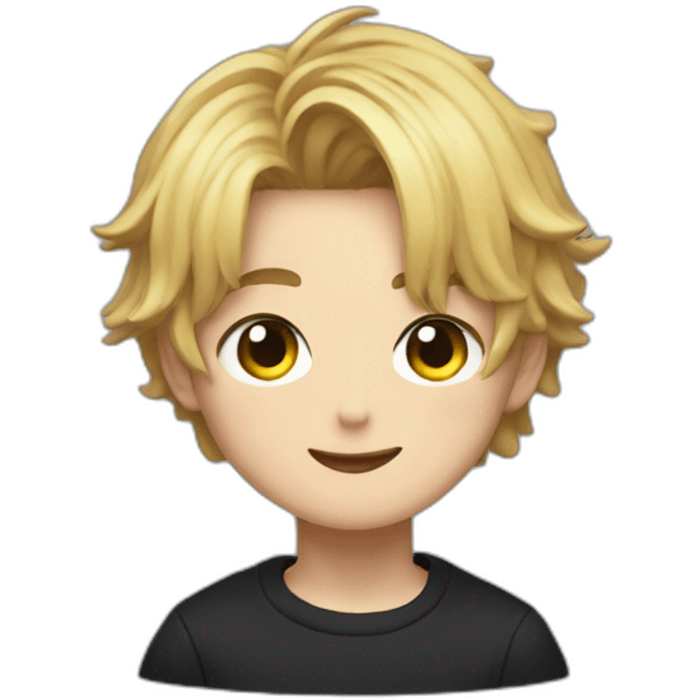 Felix from stray kids emoji