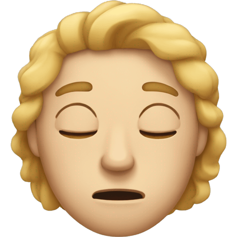 Sleepy emoji