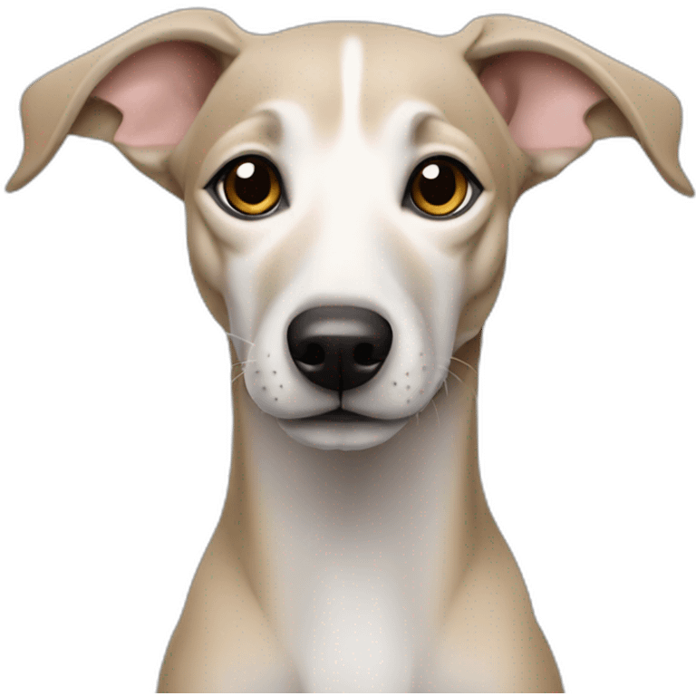 beige whippet dog puppy emoji