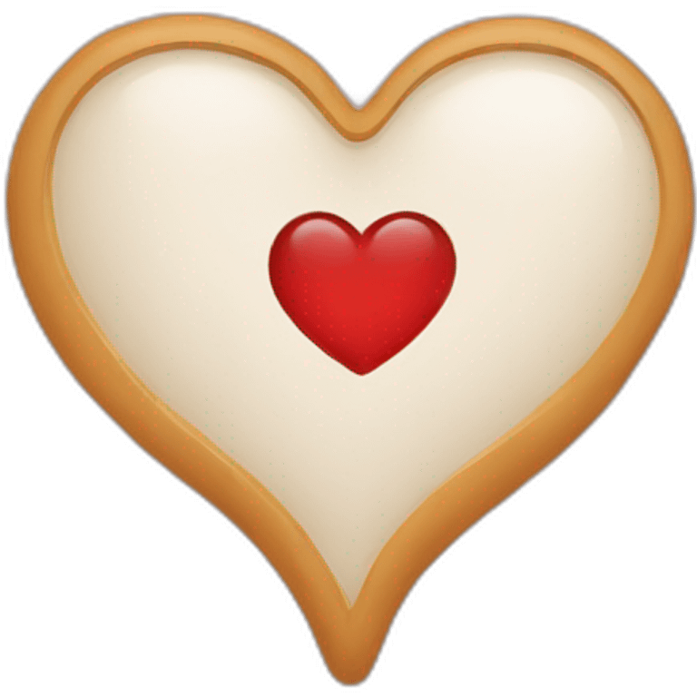 Inside heart SH letter emoji