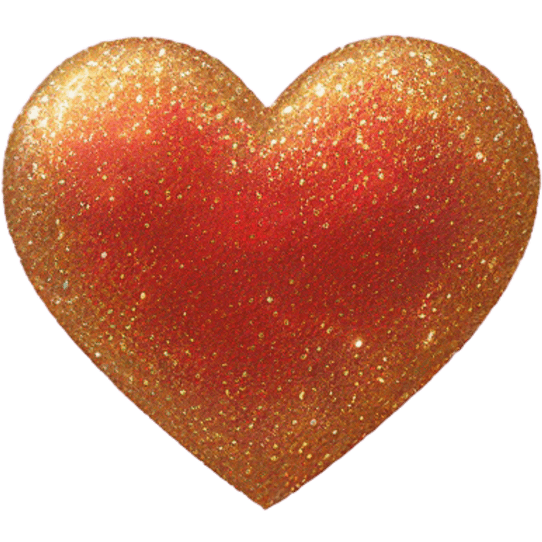 glittery heart emoji