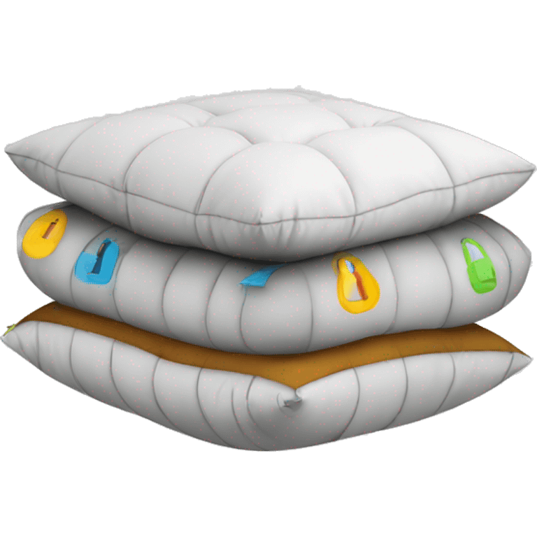 coussin de voyage gonflable emoji