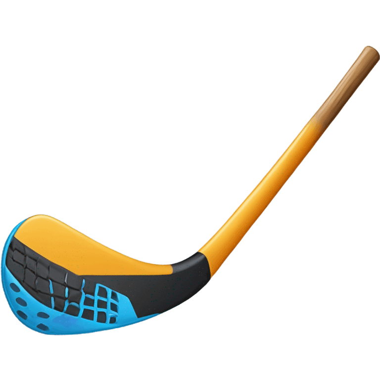 field hockey stick emoji