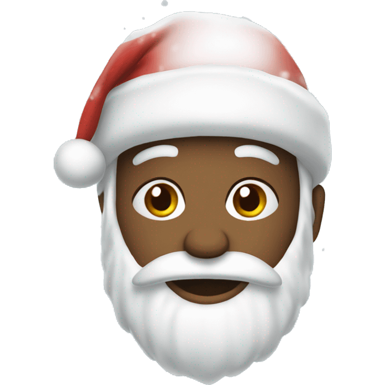 Snowy christmas emoji