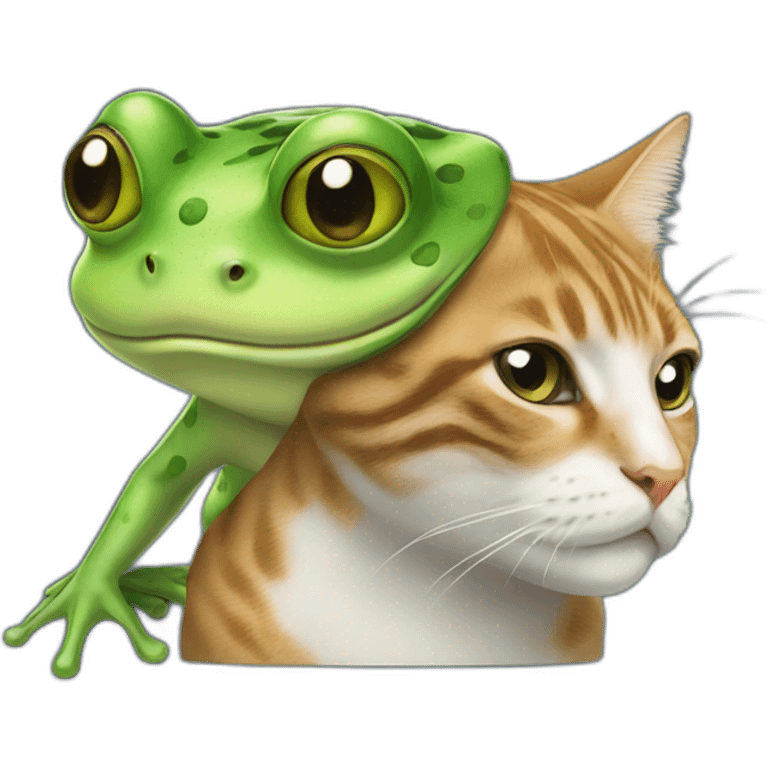 frog with cat emoji