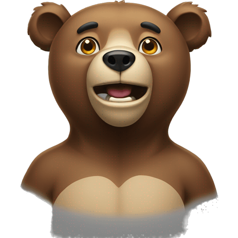 Funny-bear emoji