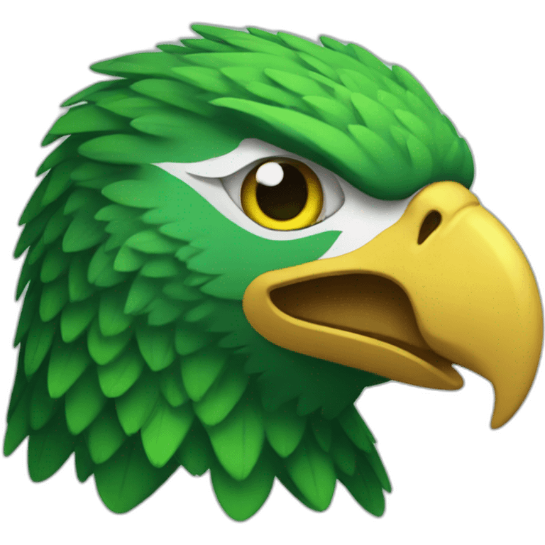 green-eagle emoji