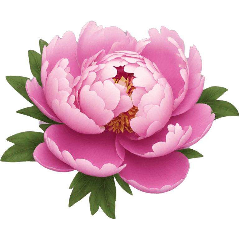 pink peony emoji