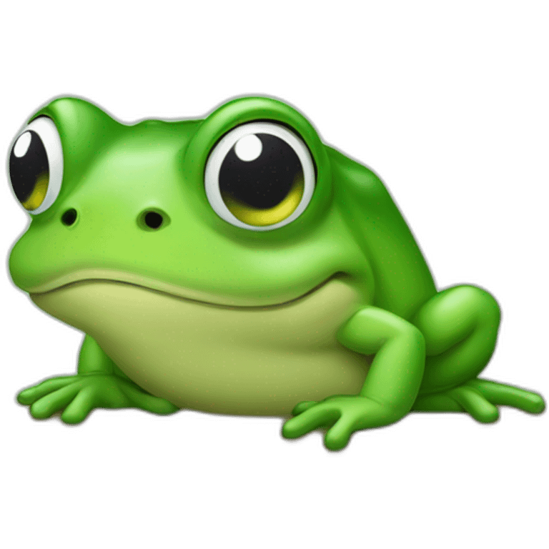 Grenouille qui pleure emoji