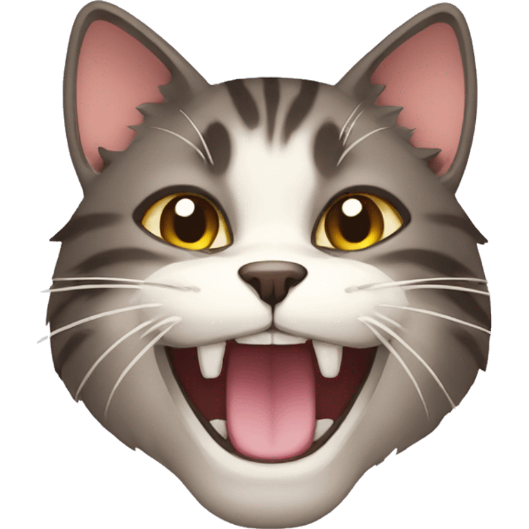 cat smiling 8 bit emoji