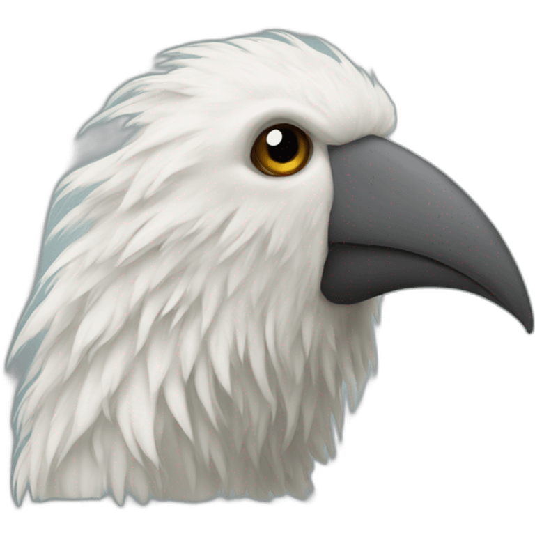 yetti bird long nose emoji