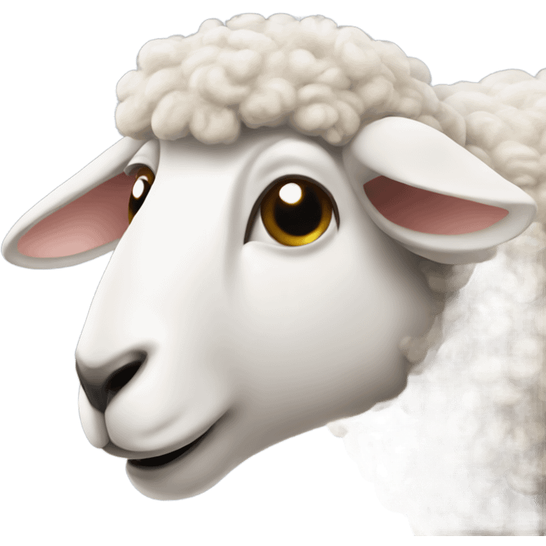 sheep being silly  emoji